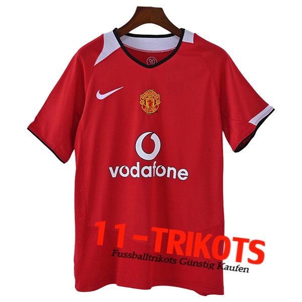 Manchester United Retro Heimtrikot 2004/2005