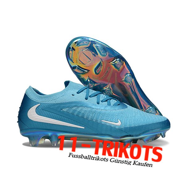 Nike Fussballschuhe Phantom GX III Elite FG Blau/Weiß