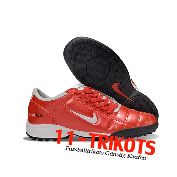 Nike Fussballschuhe T90 TF Rot/Grau