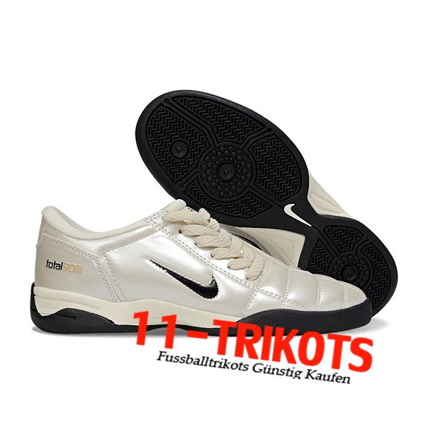 Nike Fussballschuhe T90 IC Beige/Schwarz