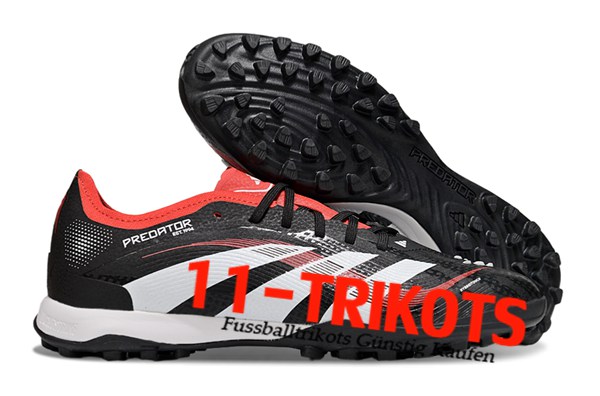 Adidas Fussballschuhe PREDATOR 25 ELITE TF BOOTS Schwarz/Weiß/Orange