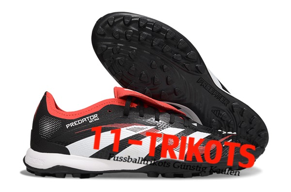 Adidas Fussballschuhe PREDATOR LEAGUE FT TURF Schwarz/Weiß/Orange