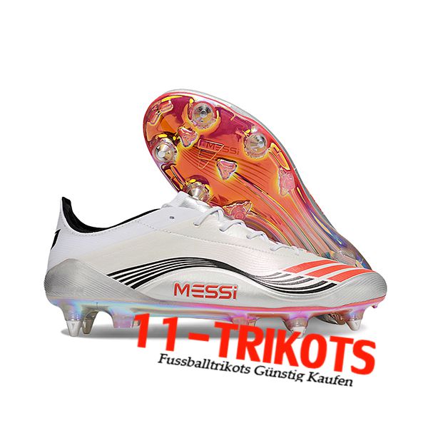 Adidas Fussballschuhe F50 ELITE SG Beige/Schwarz/Orange -02