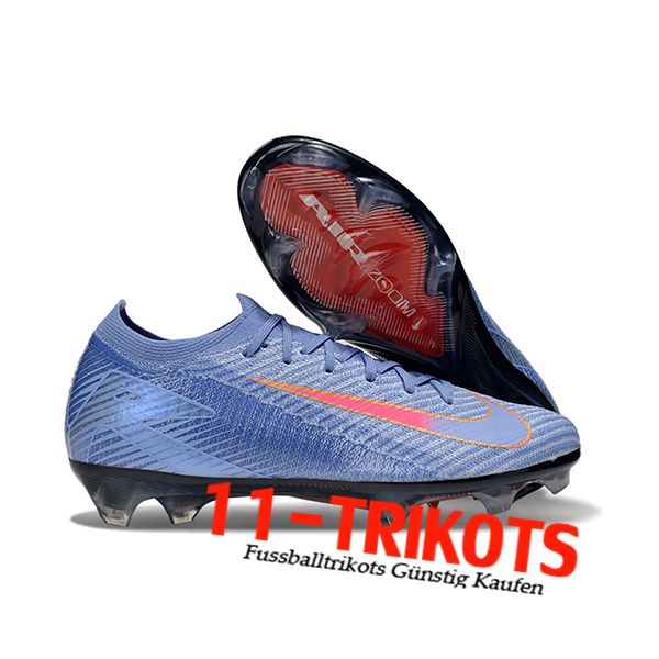 Nike Fussballschuhe AIR Zoom Mercurial Vapor 16 Elite XXV FG Blau/Orange -02