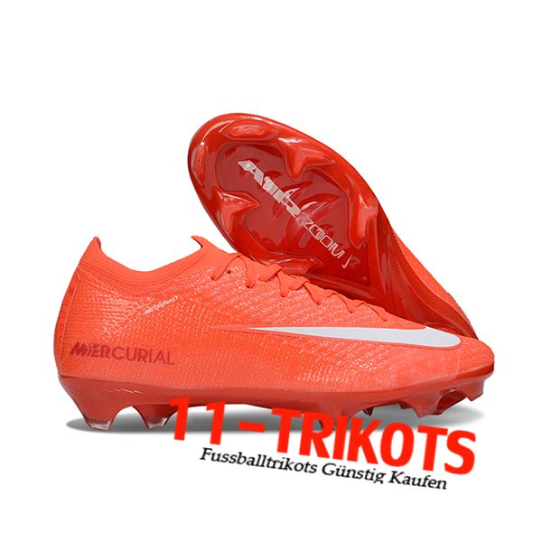 Nike Fussballschuhe AIR Zoom Mercurial Vapor 16 Elite XXV FG Orange/Grau