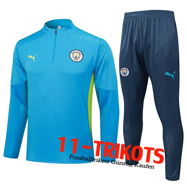 Manchester City Trainingsanzug Blau/Grün 2025/2026