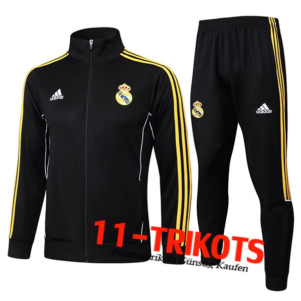 Real Madrid Trainingsanzug Trainingsjacke Schwarz/Gelb 2025/2026