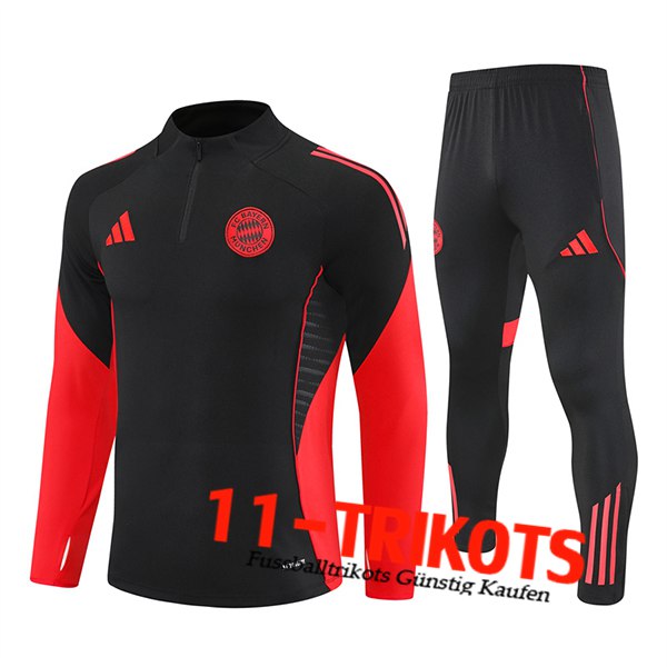 Bayern Munchen Trainingsanzug Schwarz/Rot 2025/2026