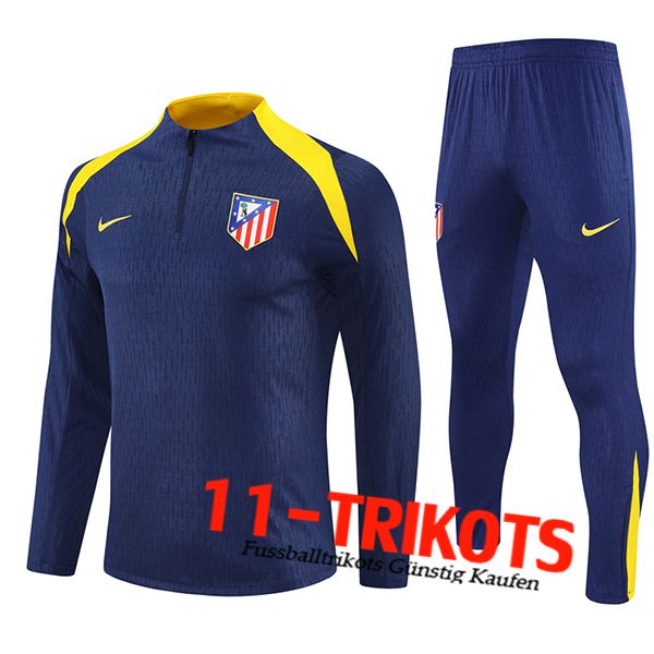Atletico Madrid Trainingsanzug Blau/Gelb 2025/2026
