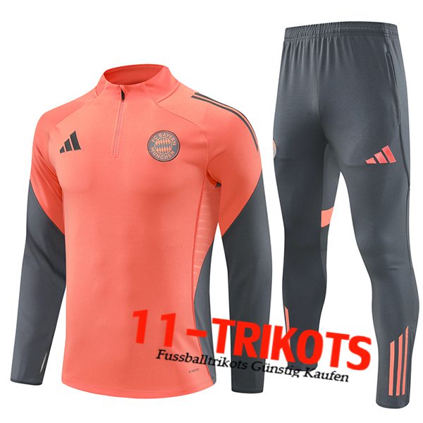 Bayern Munchen Trainingsanzug Orange/Grau 2025/2026