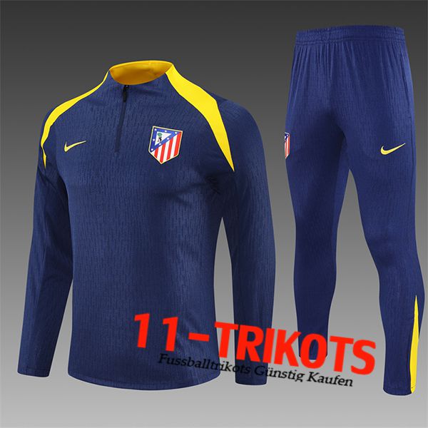 Atletico Madrid Trainingsanzug Kinder Blau/Gelb 2025/2026