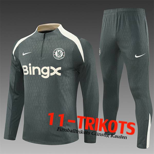 FC Chelsea Trainingsanzug Kinder Grün/Beige 2025/2026