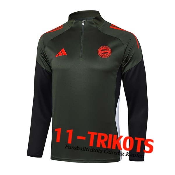 Bayern MunchenTraining Sweatshirt Grün/Rot 2025/2026