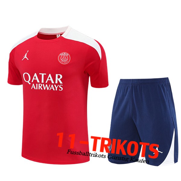 PSG Trainingstrikot Kinder Rot/Weiß 2025/2026