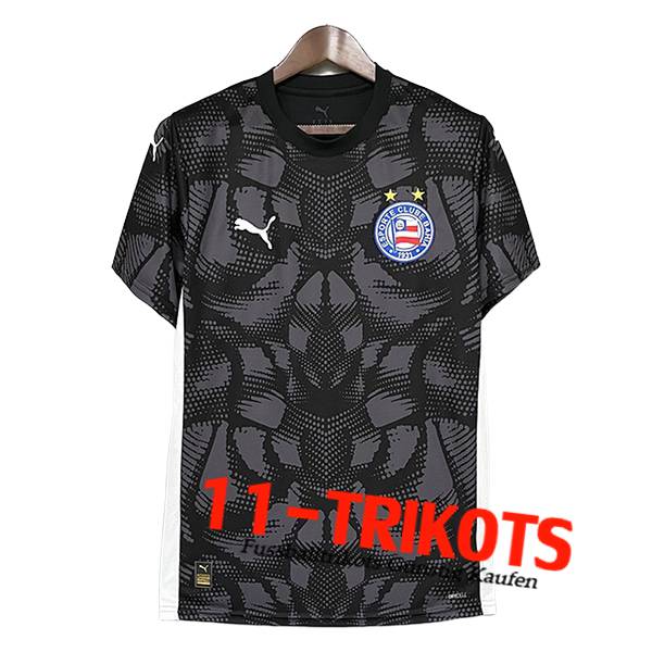 EC Bahia Fussball Trikots Torhuter Schwarz 2025/2026