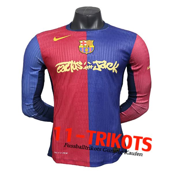 FC Barcelona Travis Scott Langarms Heimtrikot 2024/2025