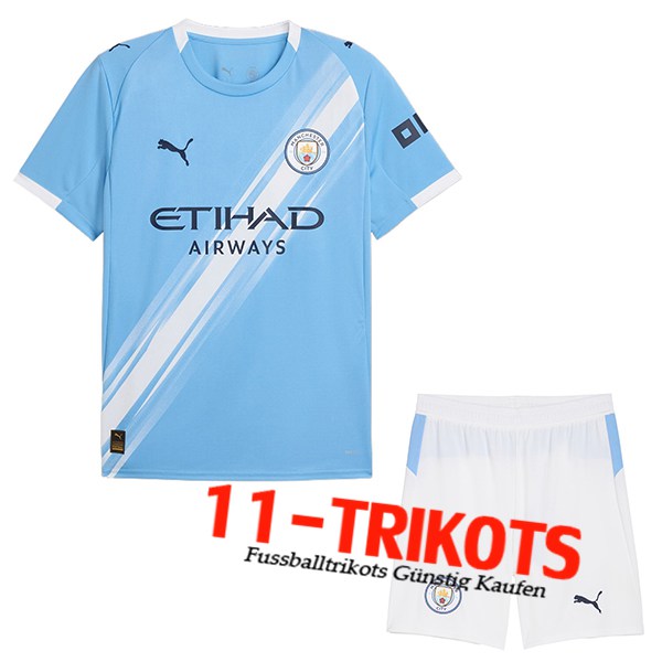 Neues Manchester City Kinder Heimtrikot 2025/2026