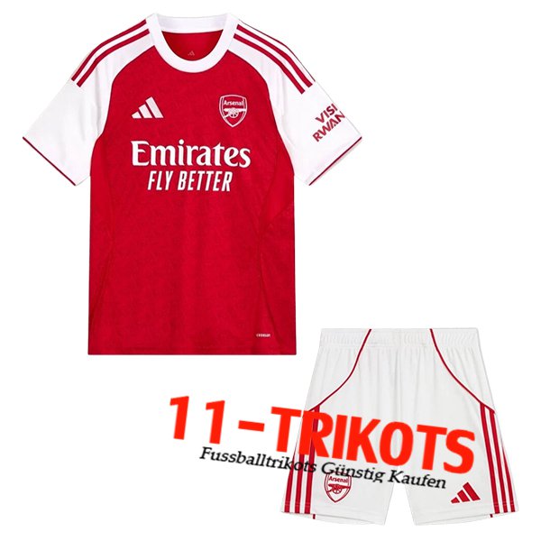 Neues Arsenal Kinder Heimtrikot 2025/2026