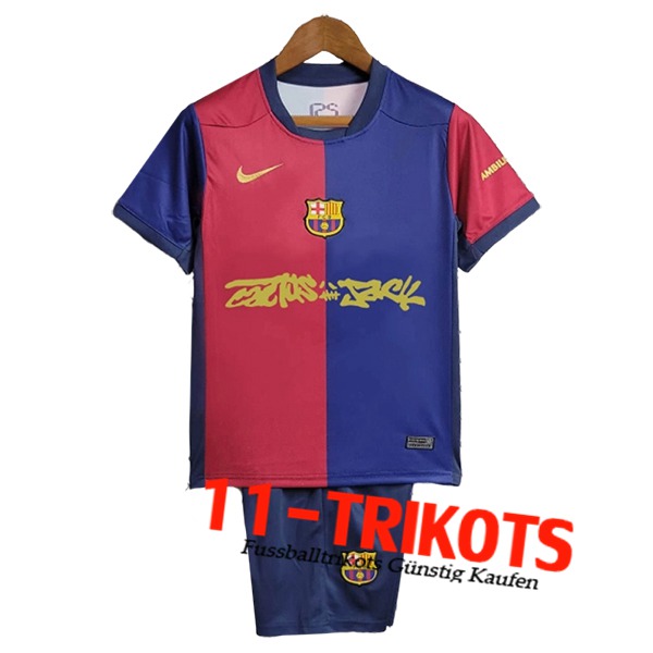 Barcelona Kinder x Travis Scott Heimtrikot 2024/2025