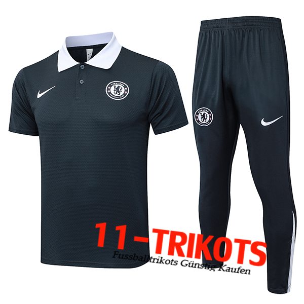FC Chelsea Poloshirt Dunkelgrau 2025/2026