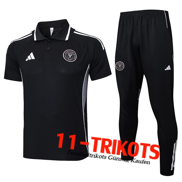Inter Miami CF Poloshirt Schwarz/Grau 2025/2026