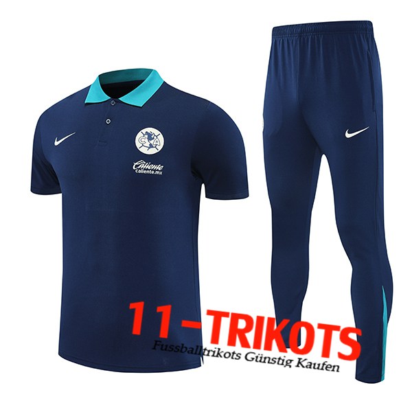 Club America Poloshirt Dunkelblau 2025/2026