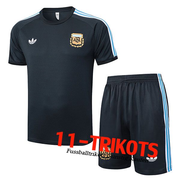 Argentinien Trainingstrikot Dunkelgrau 2025/2026