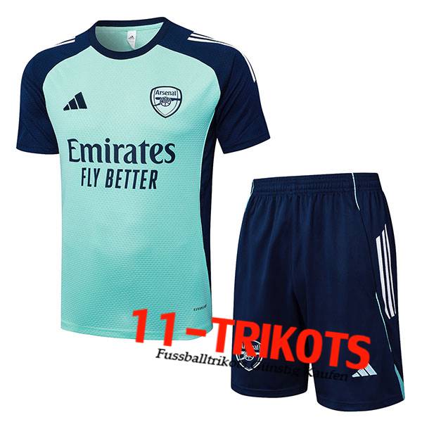 Arsenal Trainingstrikot Grün/Blau 2025/2026 -02