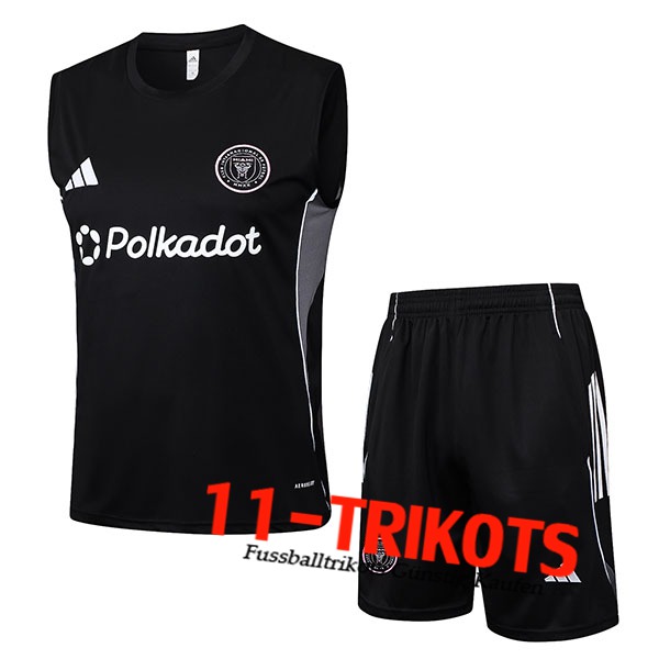 Inter Miami CF Trainings-Tanktops Schwarz/Grau 2025/2026