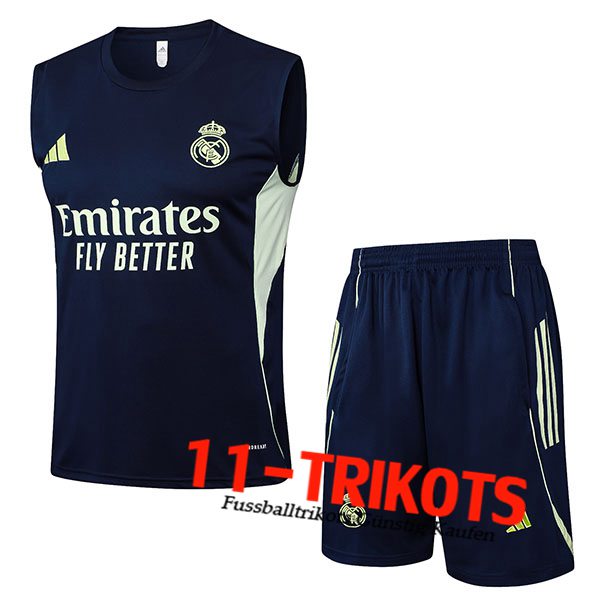 Real Madrid Trainings-Tanktops Navy blau 2025/2026