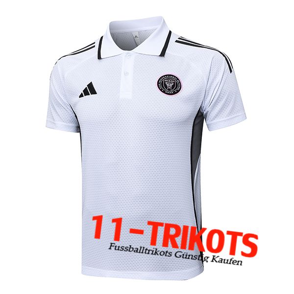 Inter Miami CF Poloshirt Weiß/Schwarz/Grau 2025/2026