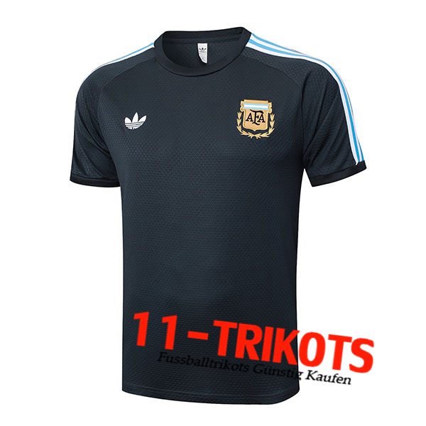 Argentinien Trainingstrikot Dunkelgrau 2025/2026