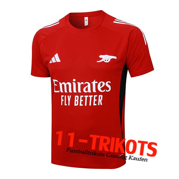Arsenal Trainingstrikot Rot/Weiß/Schwarz 2025/2026