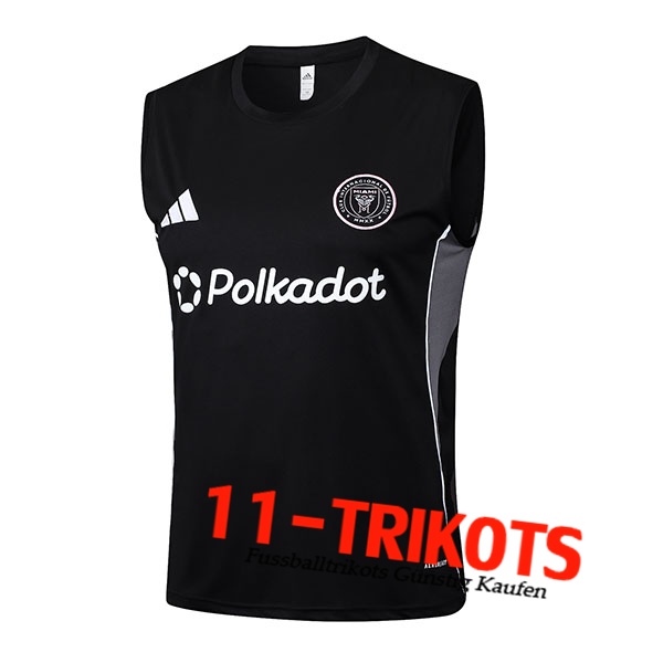 Inter Miami CF Trainings-Tanktops Schwarz/Grau 2025/2026
