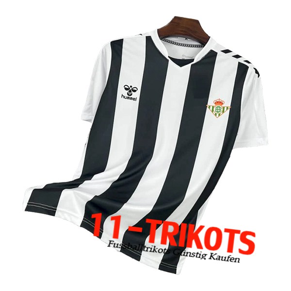 Real Betis Trainingstrikot Weiß/Schwarz 2025/2026