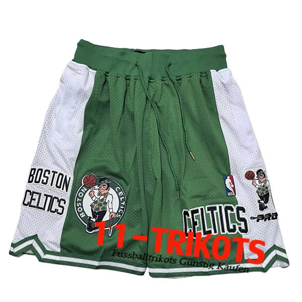 Boston Celtics Shorts NBA 2025/26 Grün/Weiß