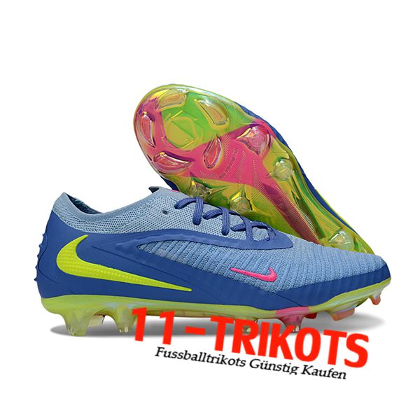 Nike Fussballschuhe Phantom GX III Elite FG Blau/Grün/Rosa