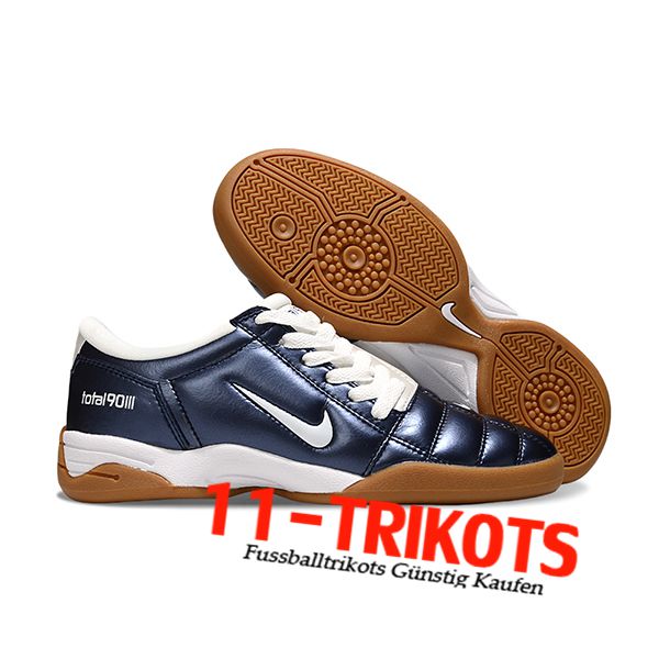 Nike Fussballschuhe T90 IC Blau/Schwarz