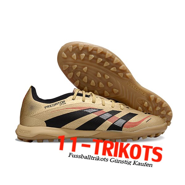 Adidas Fussballschuhe PREDATOR 25 ELITE TF BOOTS Braun/Schwarz