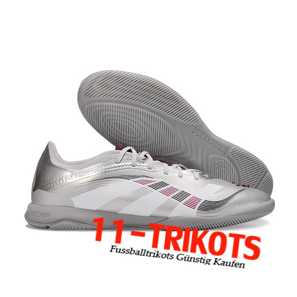 Adidas Fussballschuhe PREDATOR 25 ELITE IC BOOTS Grau