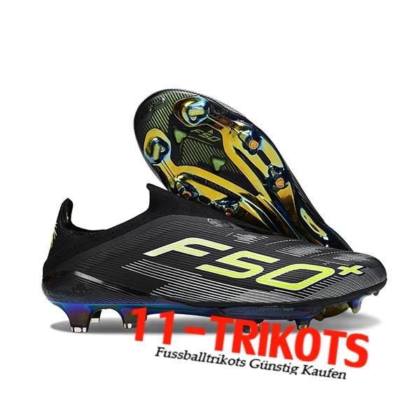 Adidas Fussballschuhe F50+ FG Schwarz/Grün