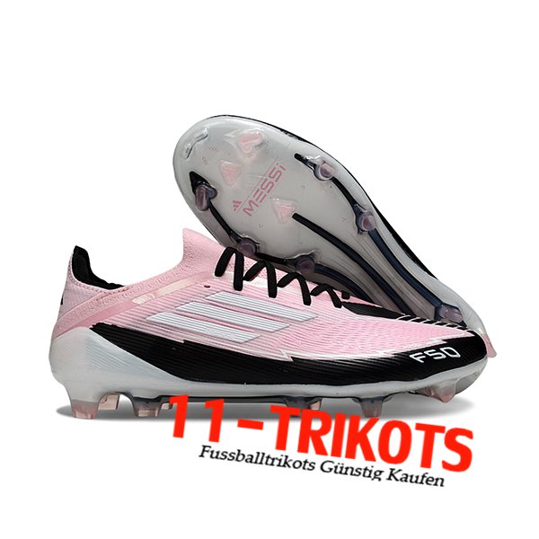 Adidas Fussballschuhe F50 Elite FG Rosa/Schwarz/Weiß -02