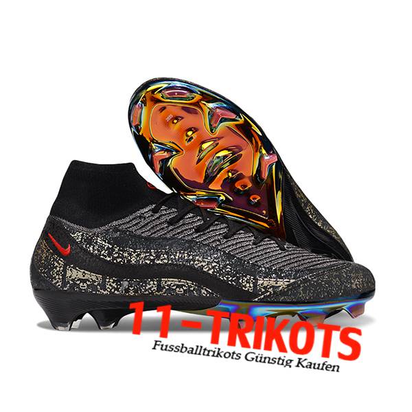 Nike Fussballschuhe AIR Zoom Mercurial Vapor 16 Elite AIR MAX 95 XXV FG Schwarz