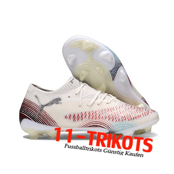 PUMA Fussballschuhe FUTURE 8 ULTIMATE FG/AG Beige/Rot