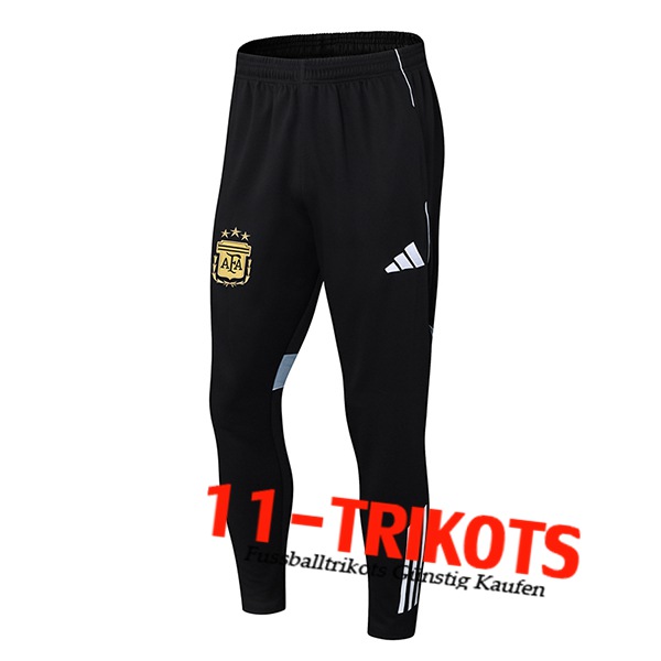 Argentinien Trainingshose Schwarz/Grau 2025/2026