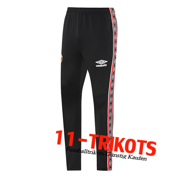 Manchester United Trainingshose Schwarz/Rot 2025/2026 -03