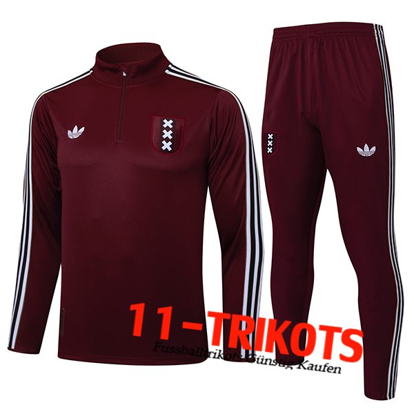 Ajax Trainingsanzug Rot/Weiß/Schwarz 2025/2026
