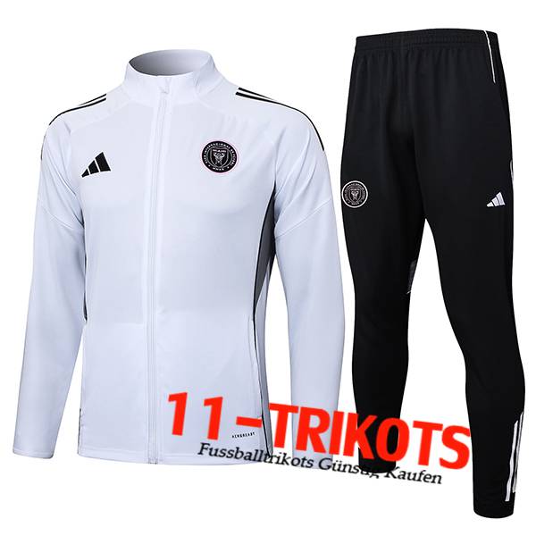 Inter Miami CF Trainingsanzug jacke Weiß/Schwarz 2025/2026