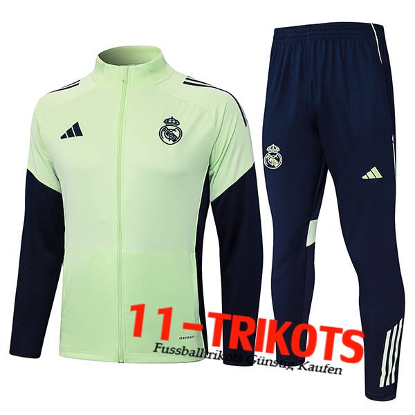 Real Madrid Trainingsanzug jacke Grün/Blau 2025/2026