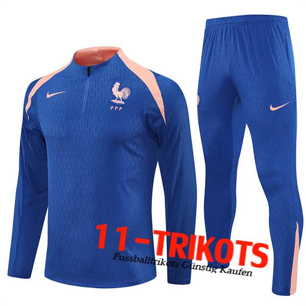 Frankreich Trainingsanzug Blau/Rosa 2025/2026
